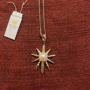 Kendra Scott pearl sunburst necklace ☀️